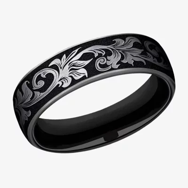 Mens 6.5MM Titanium Wedding Band
