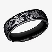 Mens 6.5MM Titanium Wedding Band
