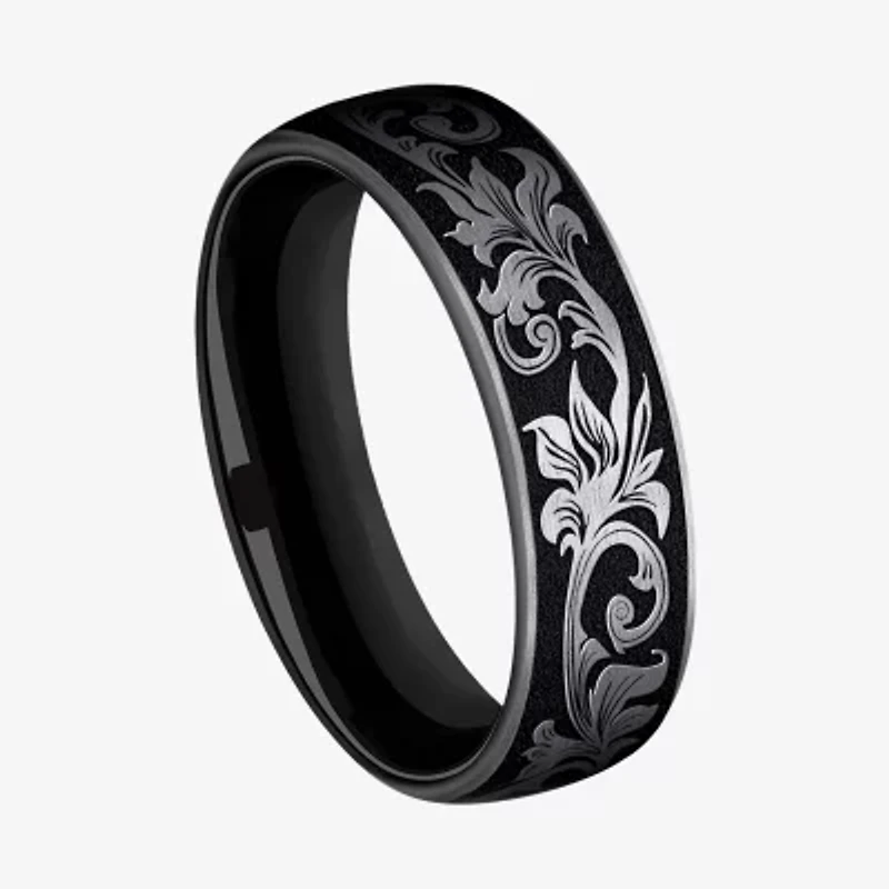 Mens 6.5MM Titanium Wedding Band