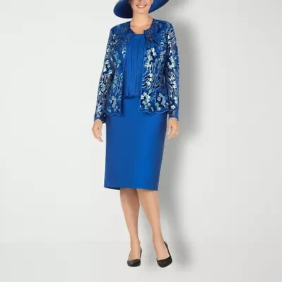 Giovanna Signature 3-pc. Floral Skirt Suit-Plus