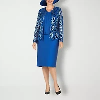 Giovanna Signature 3-pc. Floral Skirt Suit-Plus