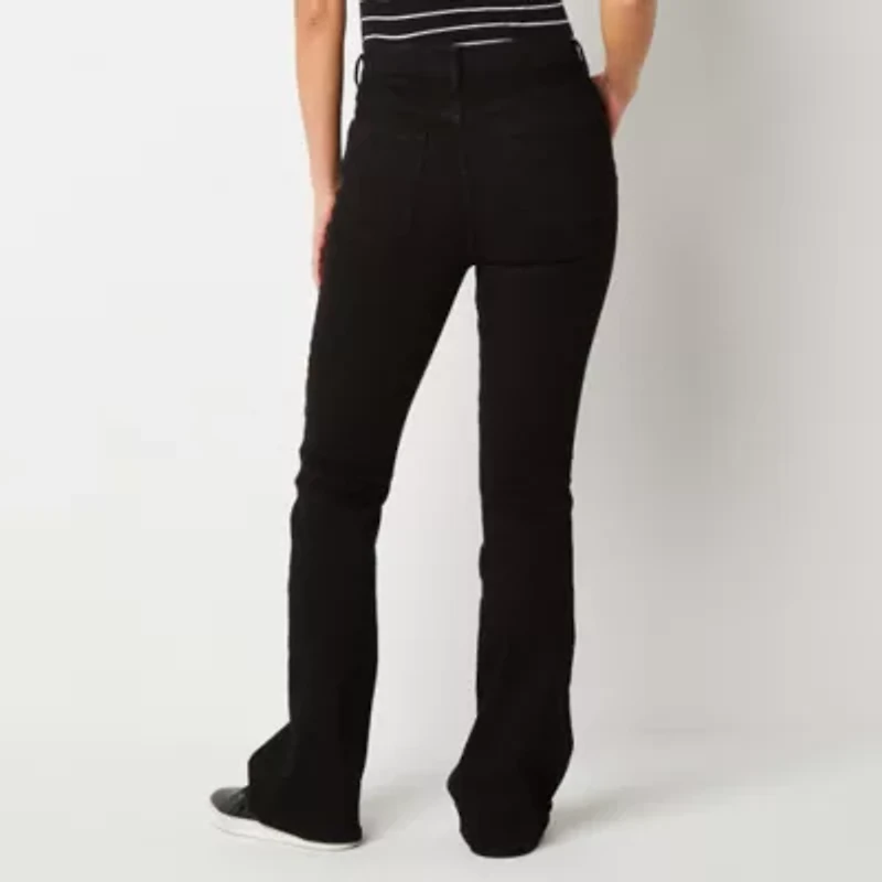 a.n.a Tall Womens High Rise Flare Leg Jean