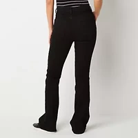 a.n.a Tall Womens High Rise Flare Leg Jean