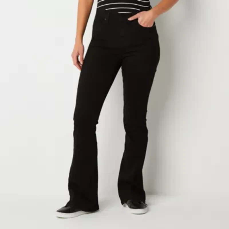 a.n.a Tall Womens High Rise Flare Leg Jean