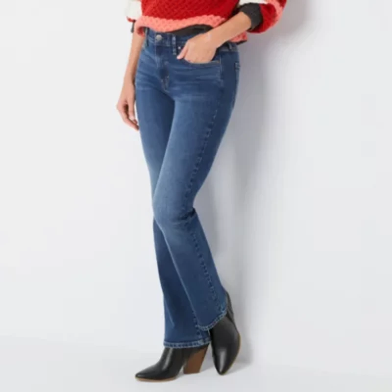 a.n.a Womens Tall High Rise Bootcut Jean