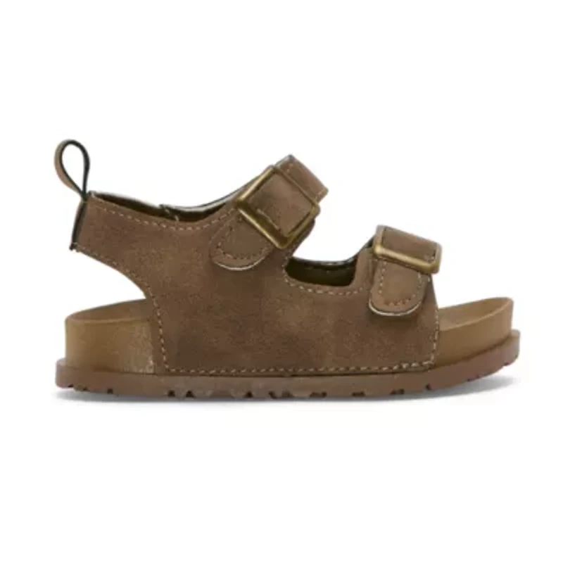 Stepping Stone Infant Boys Double Strap Footbed Sandal