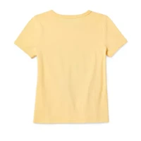 Thereabouts Little & Big Girls Round Neck Short Sleeve Graphic T-Shirt