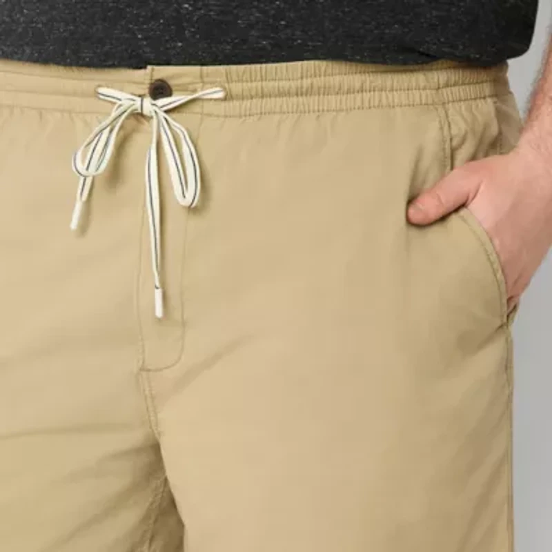 St. John's Bay Pull-On Deck 10" & 11"  Mens Big and Tall Stretch Fabric Chino Short