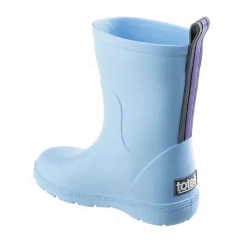 Totes Little & Big Kid Unisex Charley Waterproof Slip Resistant Flat Heel Rain Boots