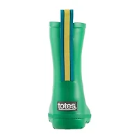 Totes Little & Big Kid Unisex Charley Waterproof Slip Resistant Flat Heel Rain Boots