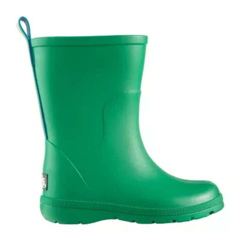 Totes Little & Big Kid Unisex Charley Waterproof Slip Resistant Flat Heel Rain Boots