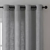 Regal Home Ashford Grommet Top Sheer Single Curtain Panel