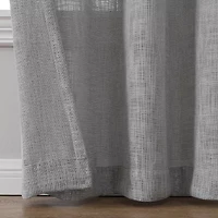 Regal Home Ashford Grommet Top Sheer Single Curtain Panel