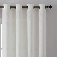 Regal Home Ashford Grommet Top Sheer Single Curtain Panel