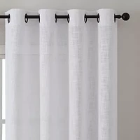 Regal Home Ashford Grommet Top Sheer Single Curtain Panel