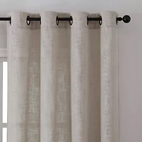 Regal Home Ashford Grommet Top Sheer Single Curtain Panel