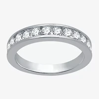 (H-I / I1) Womens 7/8 CT. T.W. Lab Grown White Diamond 10K Gold Wedding Band
