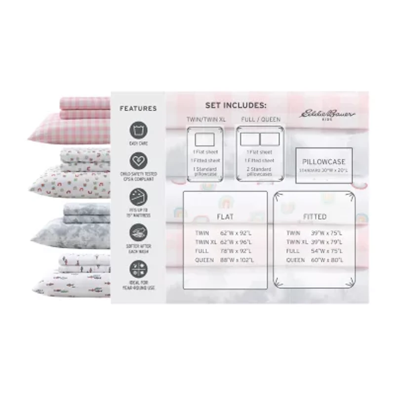 Eddie Bauer Microfiber Sheet Set