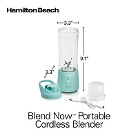 Hamilton Beach Blend Now Portable Cordless Blender