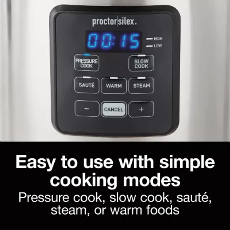Proctor Silex Pressure Cooking 12 Cups Electric Pressure Cooker