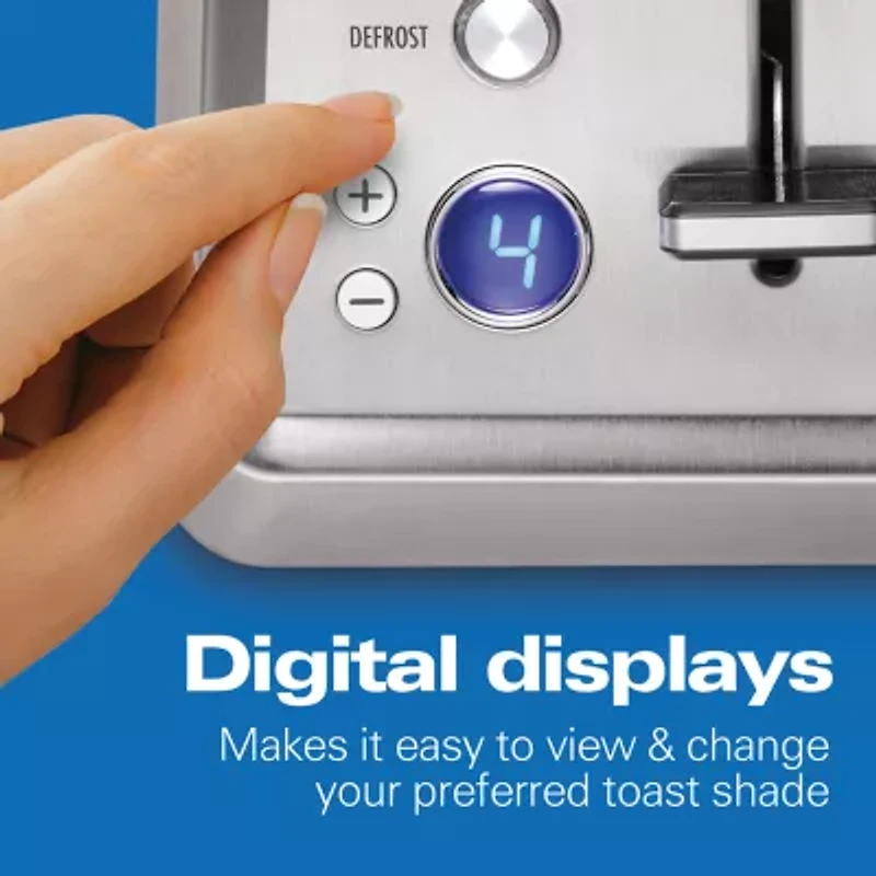 Hamilton Beach Extra Wide Slot Digital 4 Slice Toaster