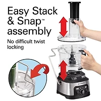 Hamilton Beach Professional Spiralizing Stack and Snap Food Processor