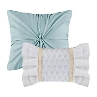 Madison Park Evian Seersucker 5-pc. Midweight Comforter Set