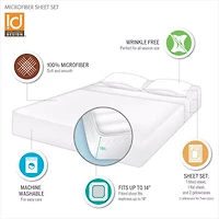 Intelligent Design Microfiber All Season Soft Touch Solid Sheet Set