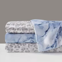 Madison Park Essentials Printed Satin Sheet Set