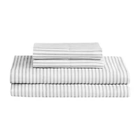 Madison Park Essentials Deacon Modern Stripe Comforter Set with Sheets
