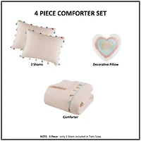 Mi Zone Kids Tanya Comforter Set with Tassel decorative pillow