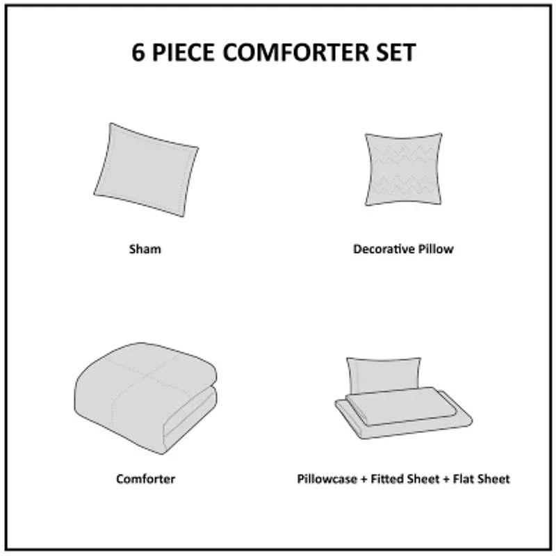 Mi Zone Kids Mia Complete Bed and Sheet Set with decorative pillow