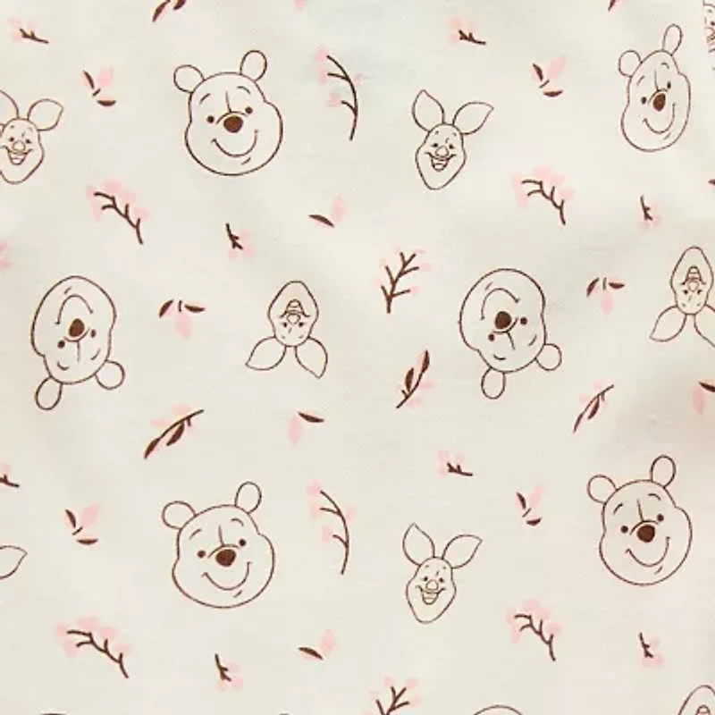 Disney Baby Girls 2-pc. Winnie The Pooh Overall Set