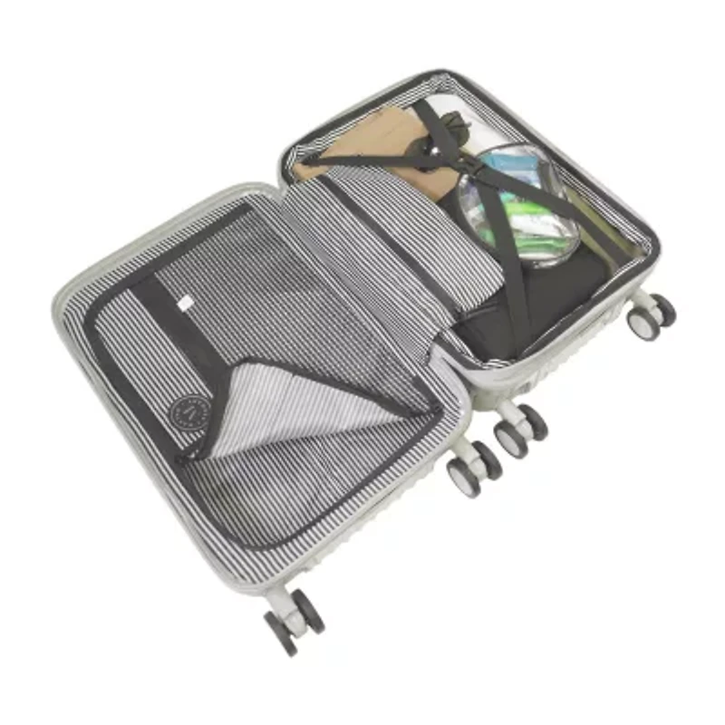 Martha Stewart The Bedford 22 Inch Hardside Expandable Carry-On Spinner Luggage