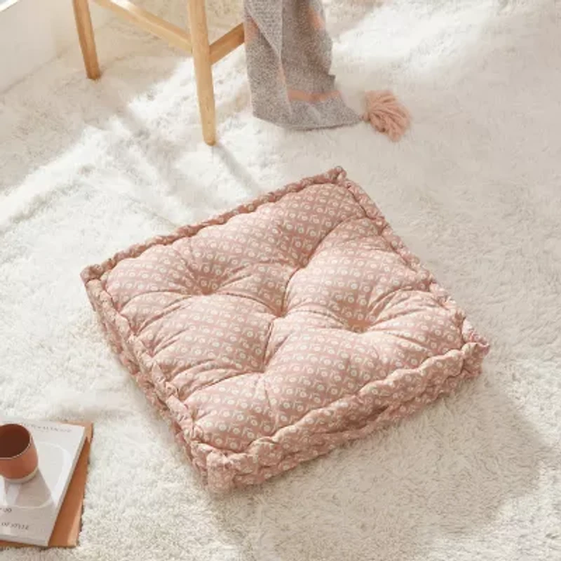 Peri Home Floor Cushion Block Floral Floor Pillow