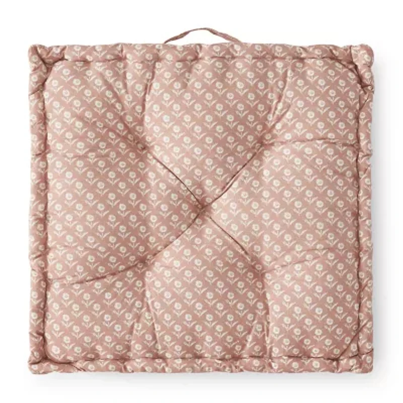 Peri Home Floor Cushion Block Floral Floor Pillow