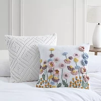 Peri Home 3d Petals Square Throw Pillow