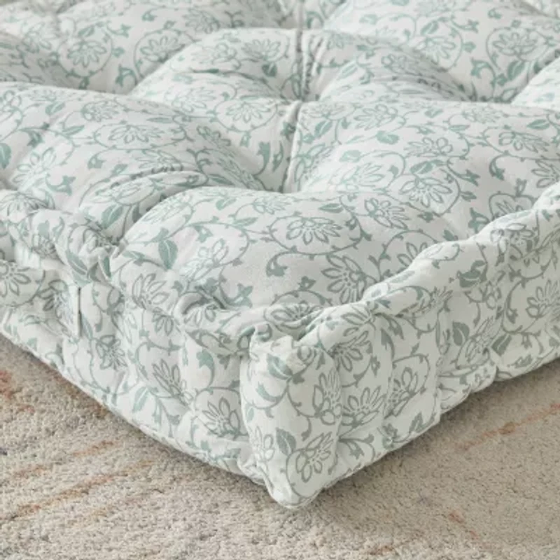 Peri Home Floor Cushion Vine Floral Floor Pillow