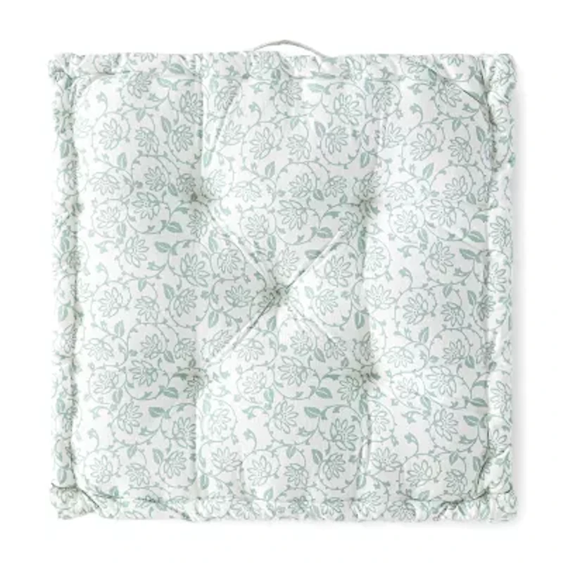 Peri Home Floor Cushion Vine Floral Floor Pillow