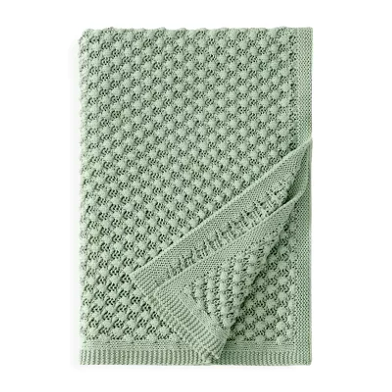 Peri Home Crochet Knit Washable Throw