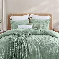 Peri Home Crochet Knit Washable Throw