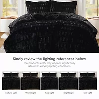 Madison Park Margot Faux Fur Lightweight Comforter Set