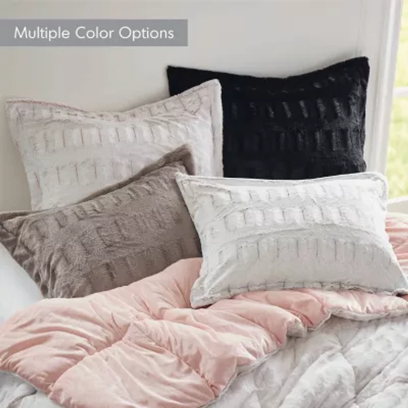 Madison Park Margot Faux Fur Lightweight Comforter Set