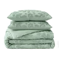 Peri Home Chenille Laurel 3-pc. Easy Care Duvet Cover Set