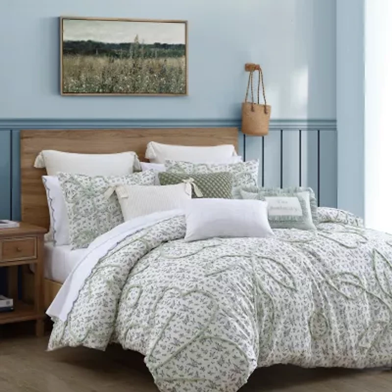 Peri Home Blueberry Chenille 3-pc. Easy Care Comforter Set