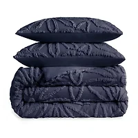 Peri Home Chenille Medallion 3-pc. Easy Care Duvet Cover Set