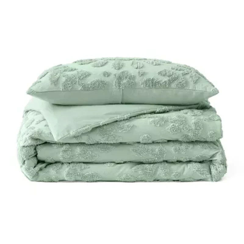 Peri Home Chenille Laurel Easy Care Comforter Set