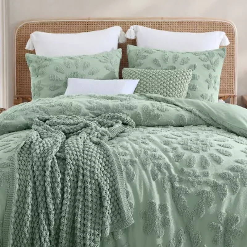 Peri Home Chenille Laurel Easy Care Comforter Set