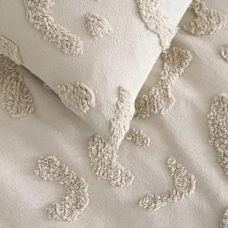 Peri Home Chenille Leopard Easy Care Duvet Cover Set