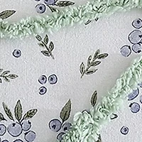 Peri Home Blueberry Chenille 3-pc. Easy Care Duvet Cover Set